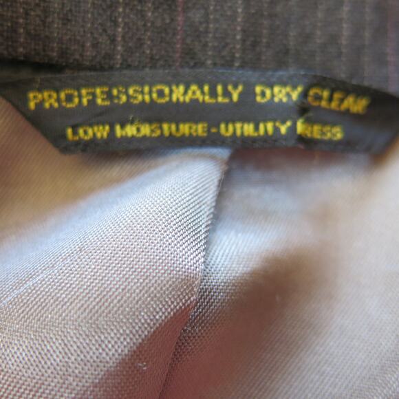 VINTAGE JOHNNY CARSON Suit Jacket/Sports Coat Size 46 Hamricks Gaffney SC Black - Picture 13 of 16